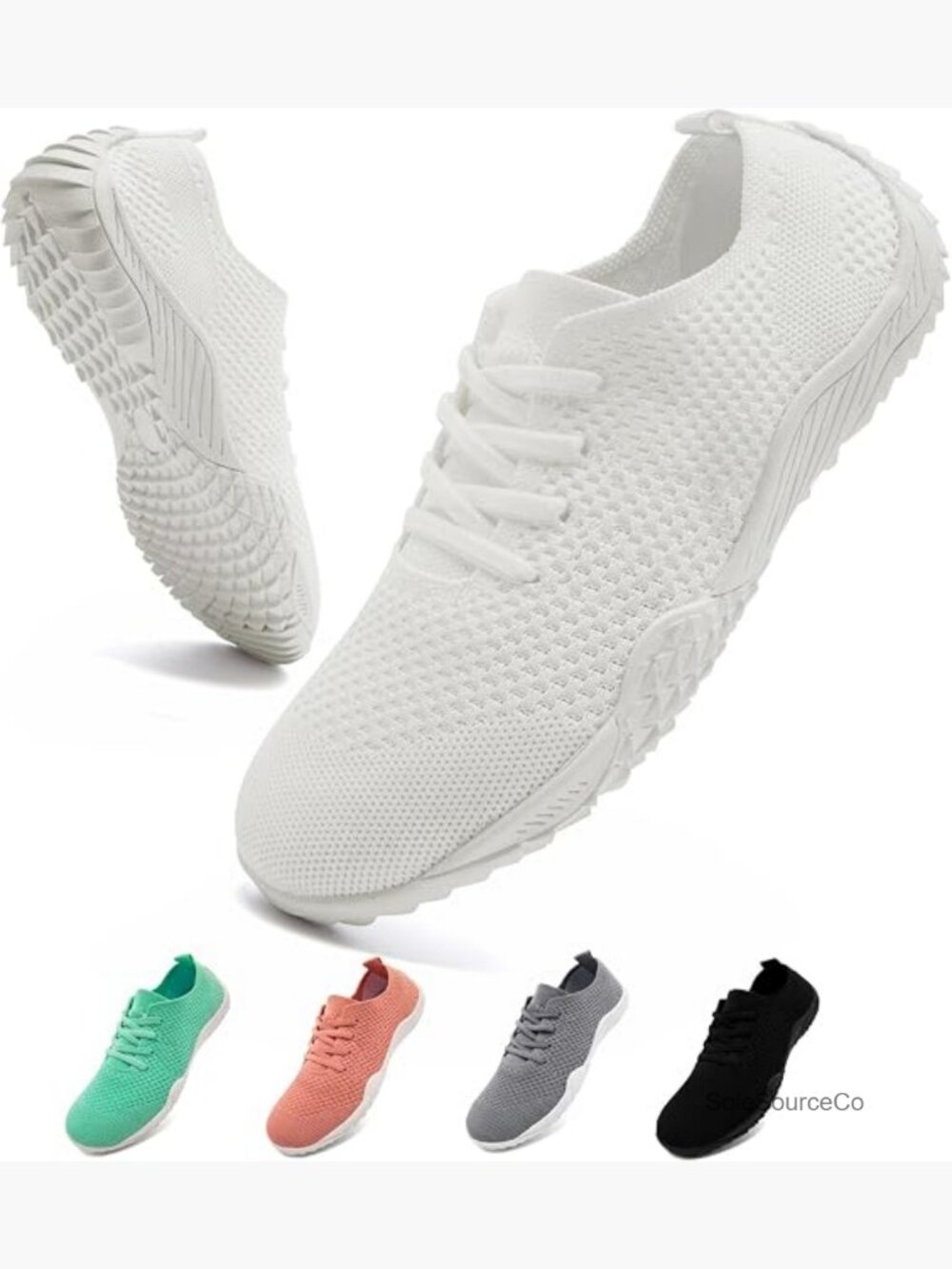 Zero Drop Barefoot Walking Shoes Non Slip Lightweight